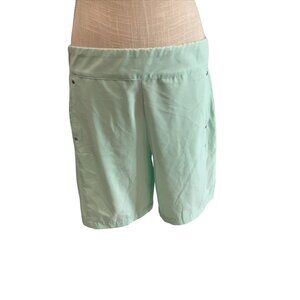 Coral Bay Golf Mint Green Stretch Waist Womens Shorts M